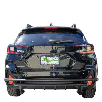 Vanguard Black Powdercoat Rear Guards Rear Bumper Guards Bumper Guard for 2019-2024 subaru crosstrek