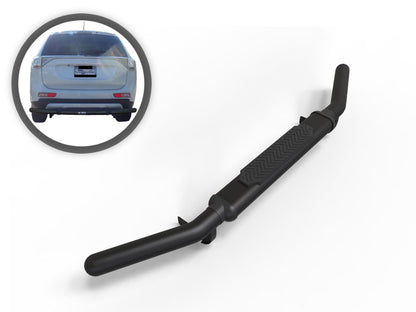 Vanguard Black Powdercoat Rear Guards Rear Bumper Guards Bumper Guard for 2014-2021 mitsubishi outlander sport nan
