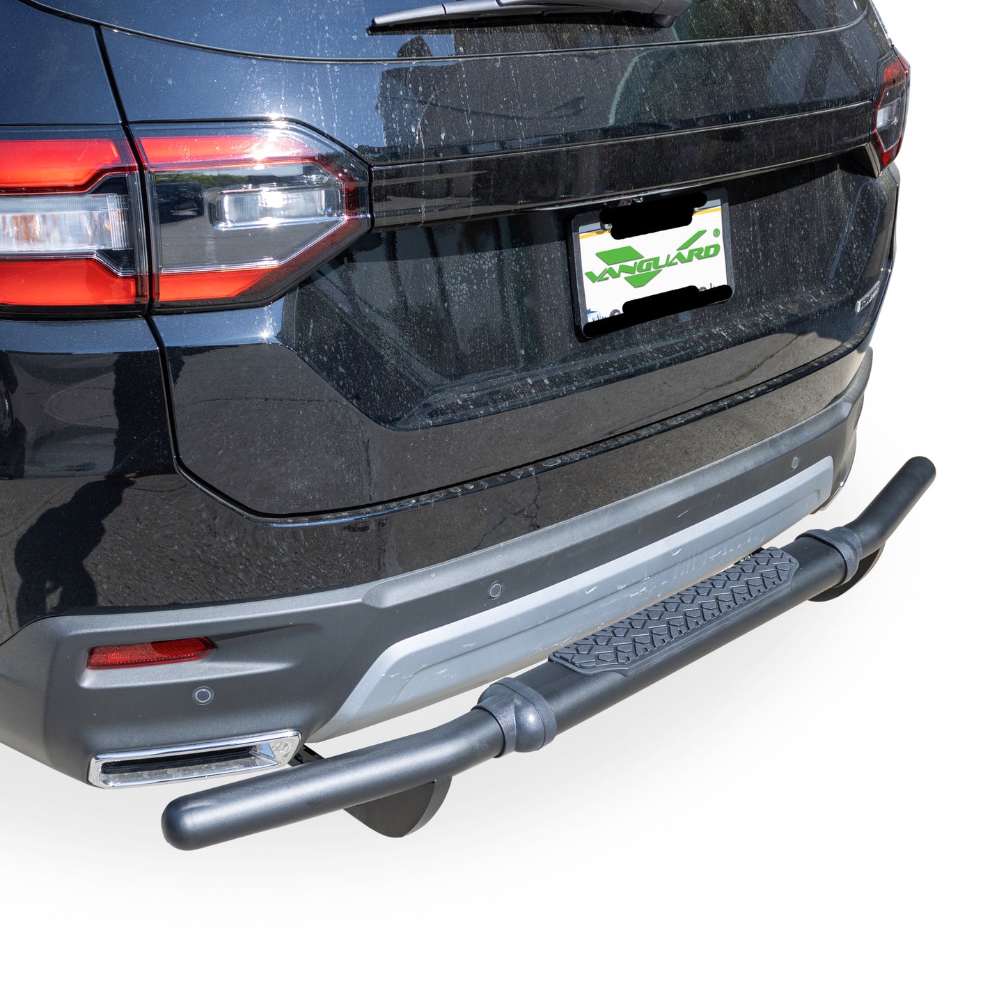 Vanguard Black Powdercoat Rear Guards Rear Bumper Guards Bumper Guard for 2023-2024 honda pilot