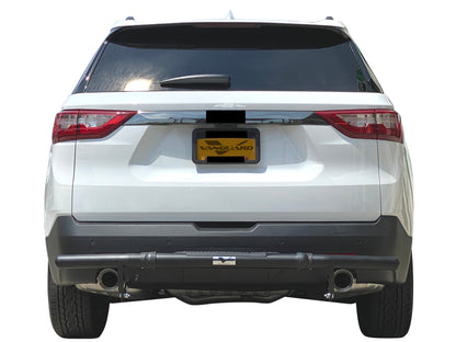 Vanguard Black Powdercoat Rear Guards Rear Bumper Guards Bumper Guard for 2018-2023 chevrolet traverse