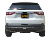 Vanguard Black Powdercoat Rear Guards Rear Bumper Guards Bumper Guard for 2018-2023 chevrolet traverse