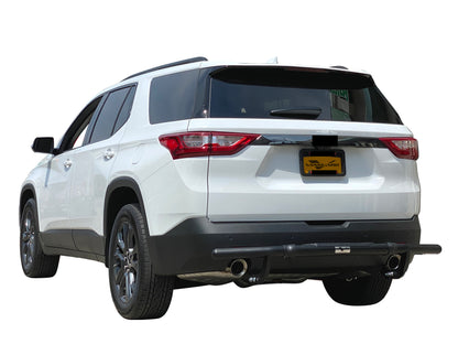 Vanguard Black Powdercoat Rear Guards Rear Bumper Guards Bumper Guard for 2017-2024 gmc acadia