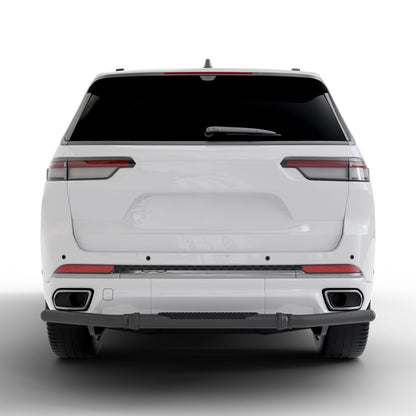 Vanguard Black Powdercoat Rear Guards Rear Bumper Guards Bumper Guard for 2021-2024 jeep grand cherokee l
