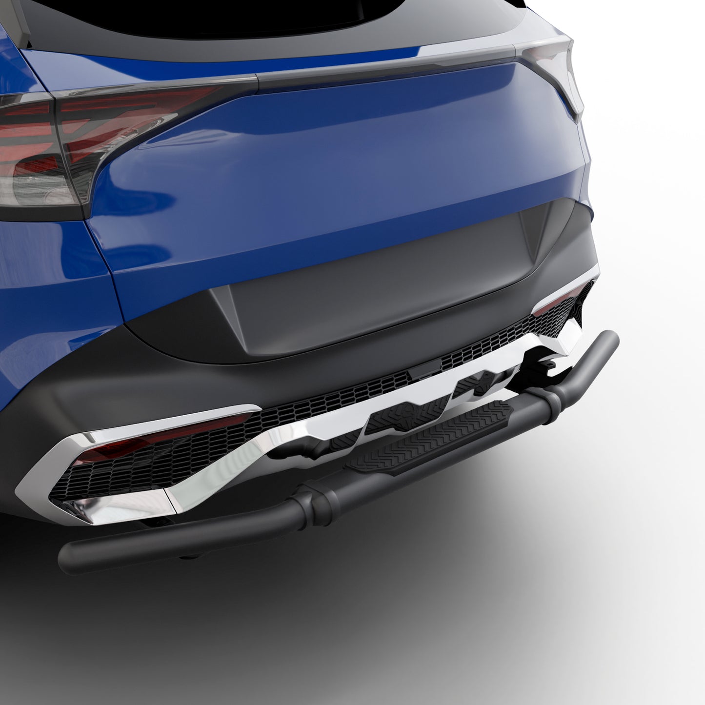 Vanguard Black Powdercoat Rear Guards Rear Bumper Guards Bumper Guard for 2023-2025 kia sportage