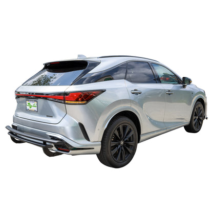 Vanguard Black Powdercoat Rear Guards Rear Bumper Guards Bumper Guard for 2023-2024 lexus rx350