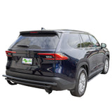 Vanguard Black Powdercoat Rear Guards Rear Bumper Guards Bumper Guard for 2024-2025 toyota grand highlander