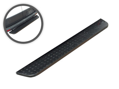 Vanguard Black Powdercoat Rear Guards Rear Step Boards Bumper Guard for 2015-2024 ford transit-150 nan