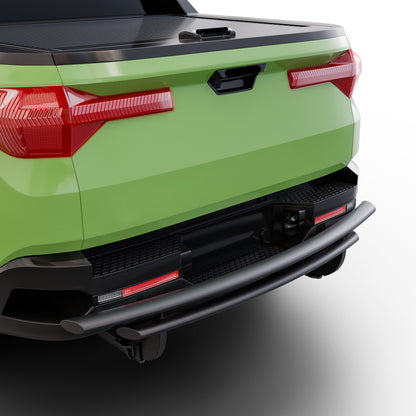 Vanguard Black Powdercoat Rear Guards Rear Bumper Guards Bumper Guard for 2022-2024 hyundai santa cruz