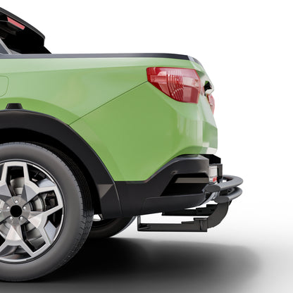 Vanguard Black Powdercoat Rear Guards Rear Bumper Guards Bumper Guard for 2022-2024 hyundai santa cruz