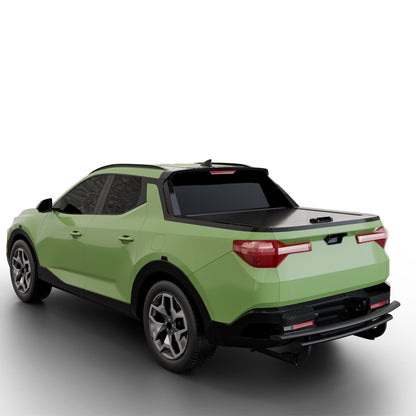 Vanguard Black Powdercoat Rear Guards Rear Bumper Guards Bumper Guard for 2022-2024 hyundai santa cruz