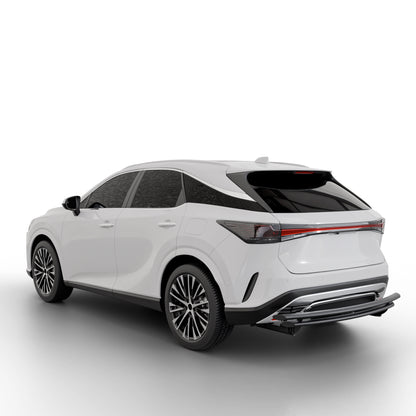 Vanguard Black Powdercoat Rear Guards Rear Bumper Guards Bumper Guard for 2023-2025 lexus rx350h