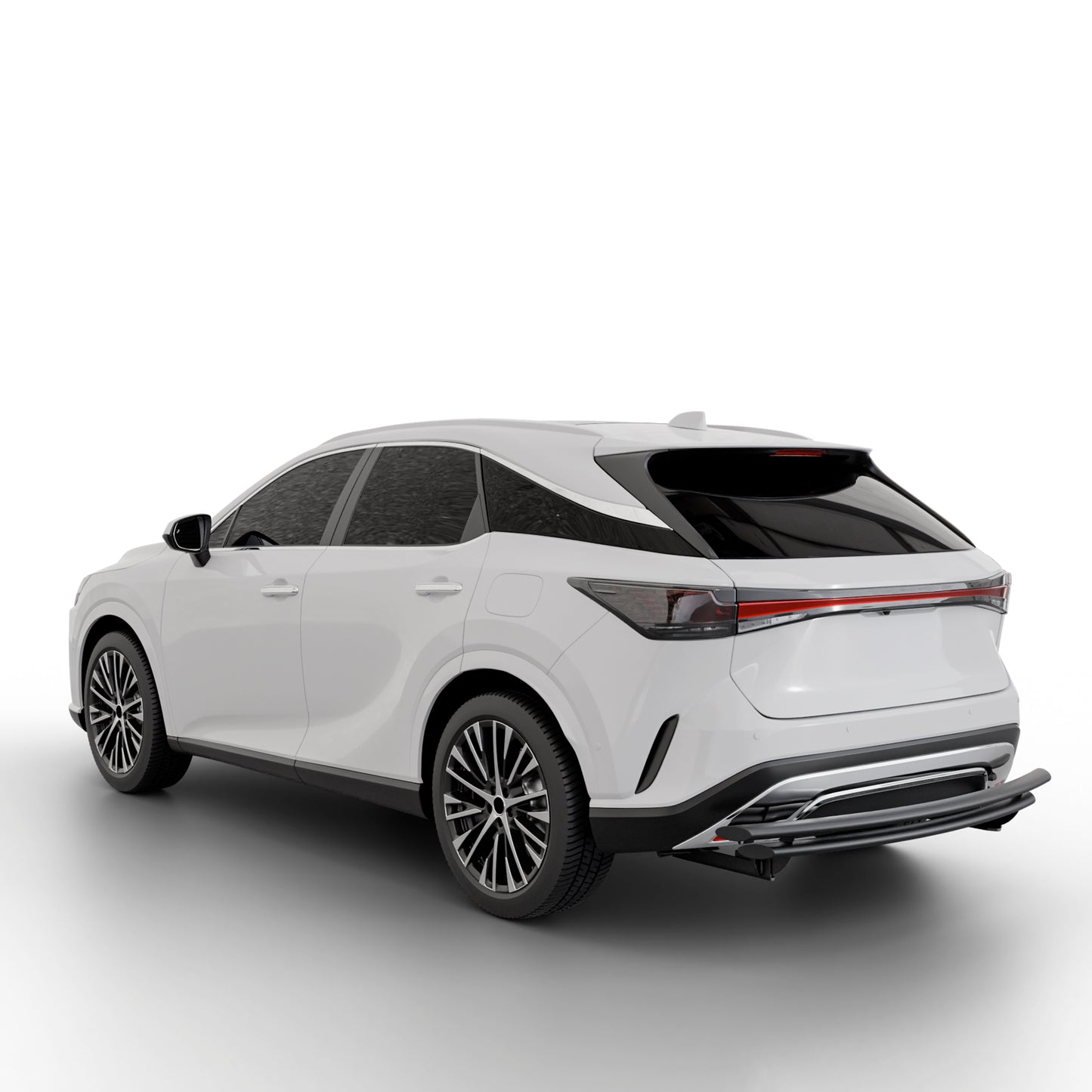Vanguard Black Powdercoat Rear Guards Rear Bumper Guards Bumper Guard for 2023-2025 lexus rx500h
