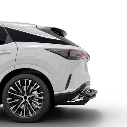 Vanguard Black Powdercoat Rear Guards Rear Bumper Guards Bumper Guard for 2024-2025 lexus rx450h+