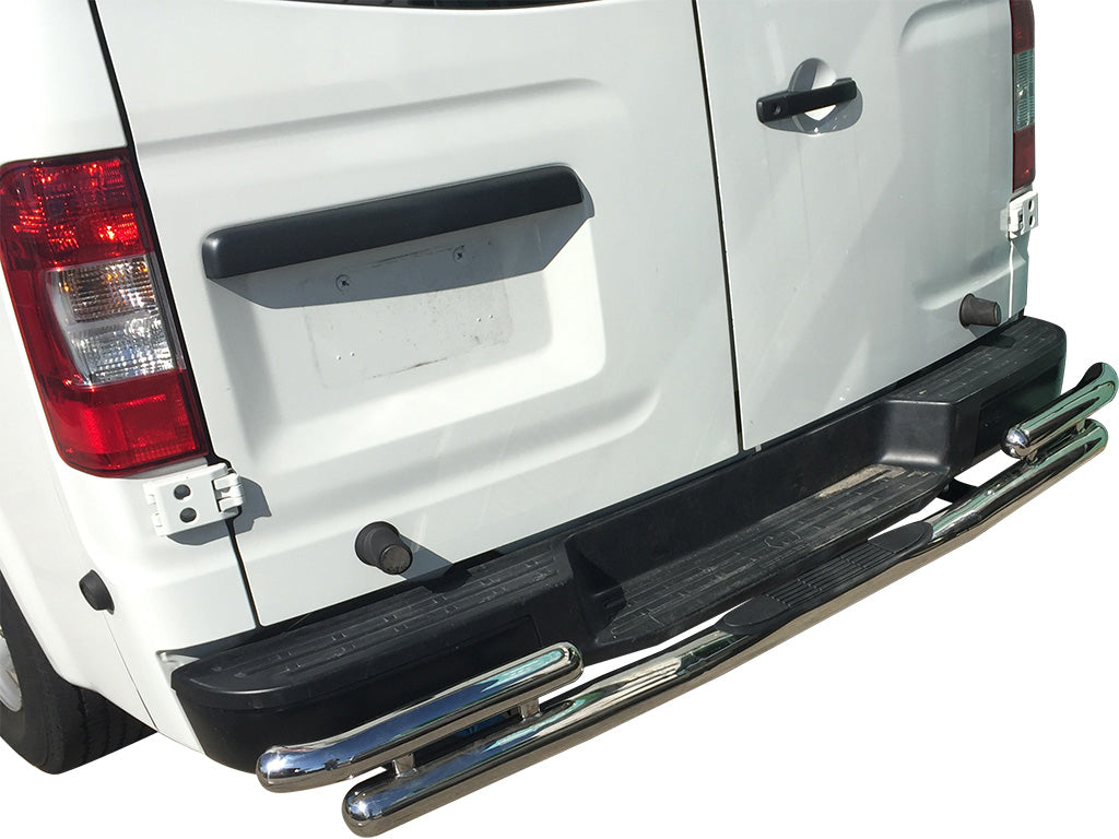 Vanguard Stainless Steel Rear Guards Rear Bumper Guards Bumper Guard for 2012-2021 nissan nv3500 nan