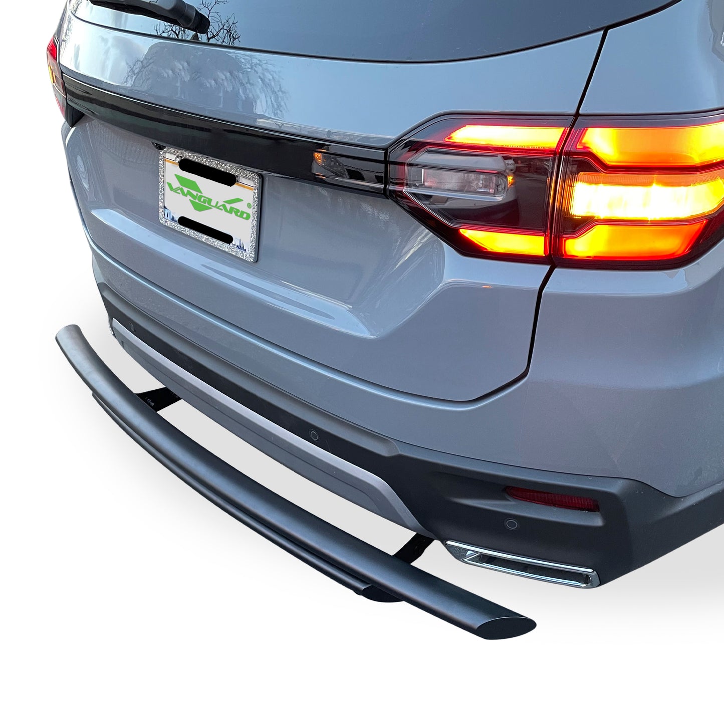 Vanguard Black Powdercoat Rear Guards Rear Bumper Guards Bumper Guard for 2022-2024 acura mdx