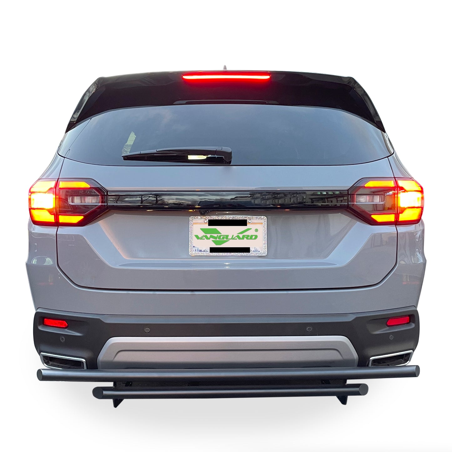 Vanguard Black Powdercoat Rear Guards Rear Bumper Guards Bumper Guard for 2023-2024 honda pilot