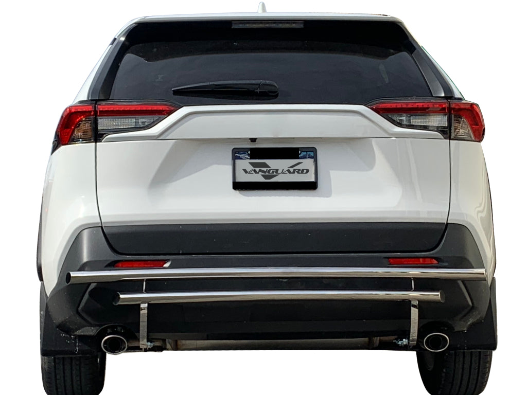 Vanguard Stainless Steel Rear Guards Rear Bumper Guards Bumper Guard for 2019-2024 toyota rav4 nan