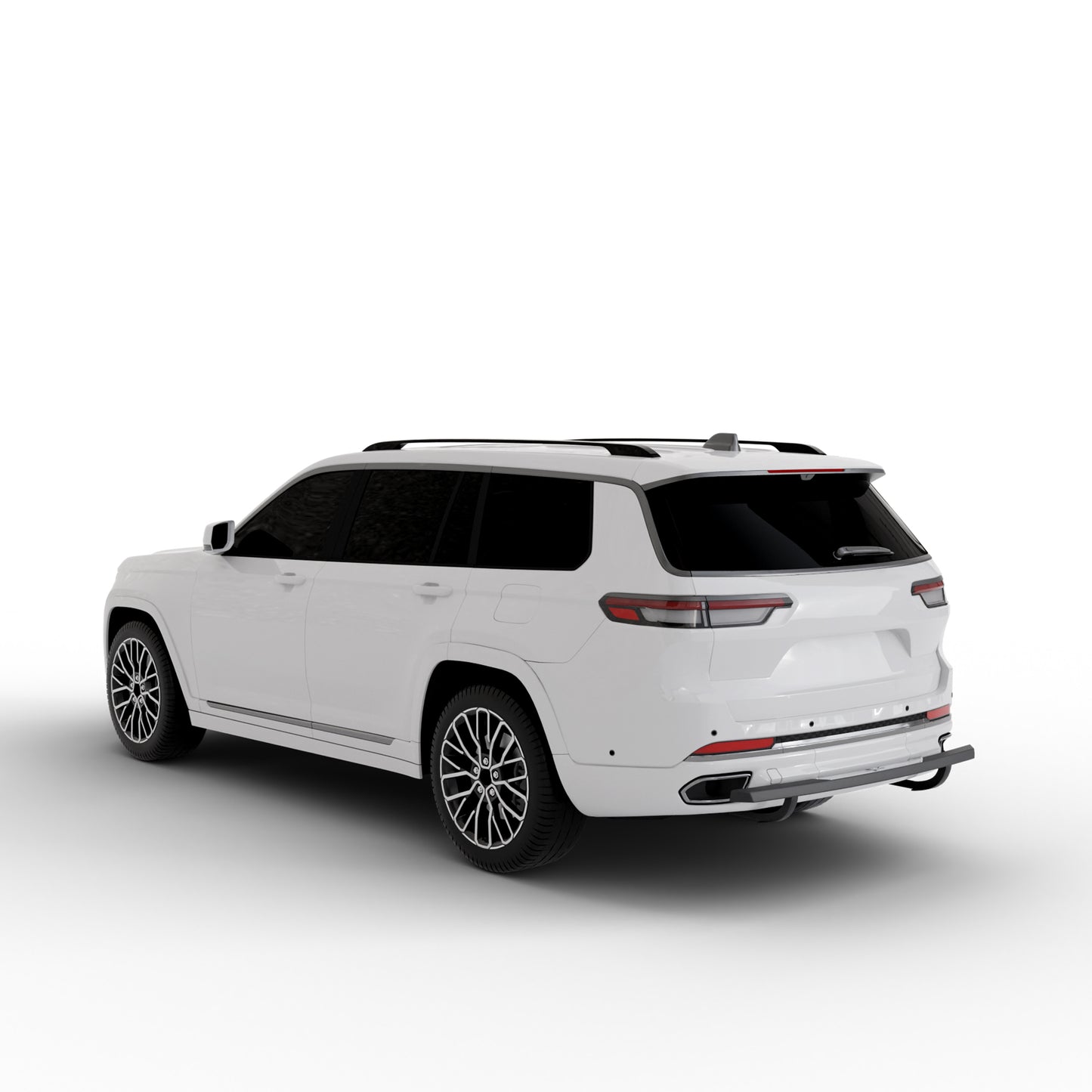 Vanguard Black Powdercoat Rear Guards Rear Bumper Guards Bumper Guard for 2022-2024 acura mdx