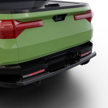 Vanguard Black Powdercoat Rear Guards Rear Bumper Guards Bumper Guard for 2022-2024 hyundai santa cruz