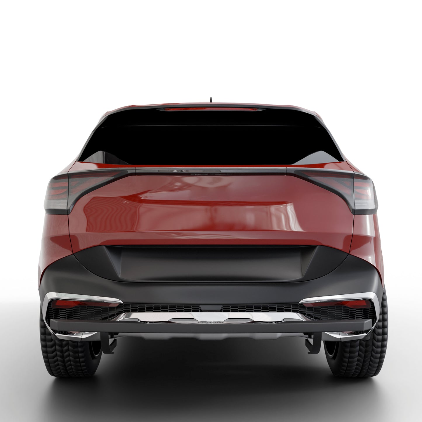 Vanguard Black Powdercoat Rear Guards Rear Bumper Guards Bumper Guard for 2023-2025 kia sportage