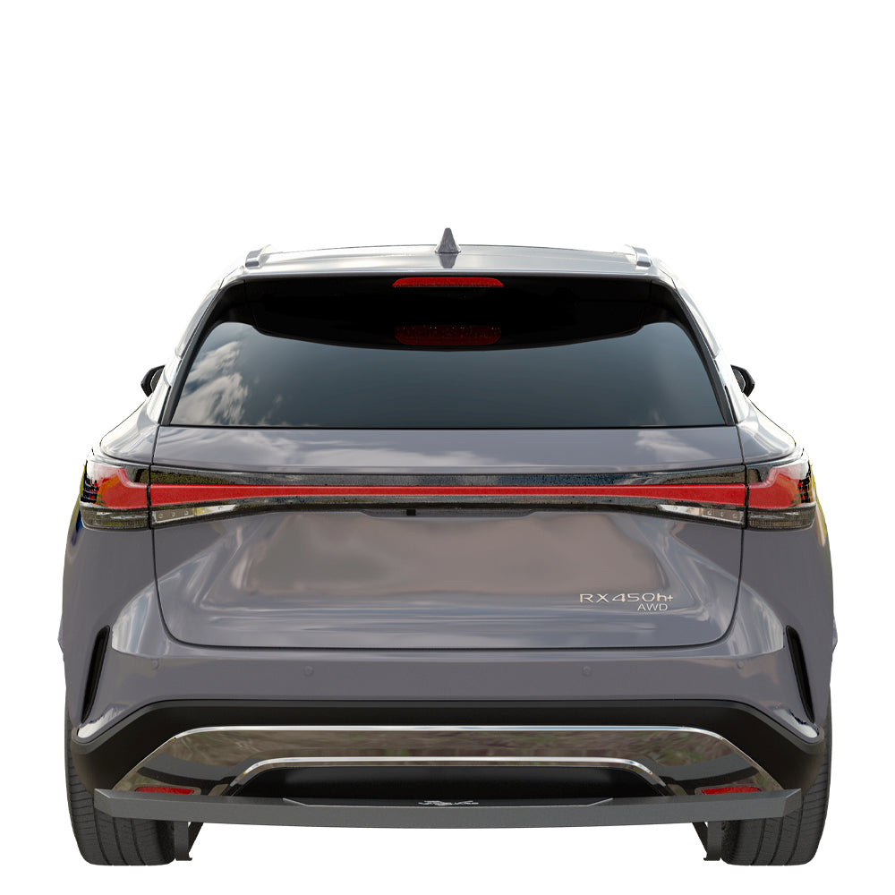 Vanguard Black Powdercoat Rear Guards Rear Bumper Guards Bumper Guard for 2023-2025 lexus rx500h