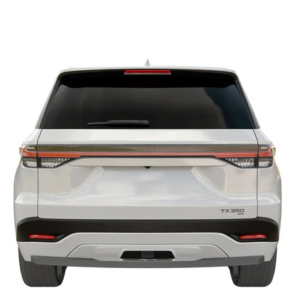 Vanguard Black Powdercoat Rear Guards Rear Bumper Guards Bumper Guard for 2024-2025 lexus tx350