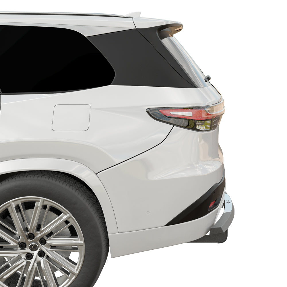 Vanguard Black Powdercoat Rear Guards Rear Bumper Guards Bumper Guard for 2024-2025 toyota grand highlander