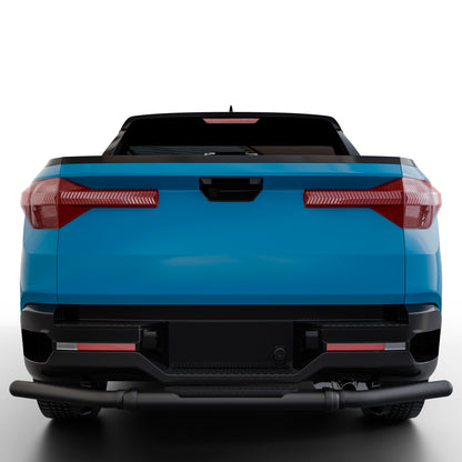 Vanguard Black Powdercoat Rear Guards Rear Bumper Guards Bumper Guard for 2022-2024 hyundai santa cruz