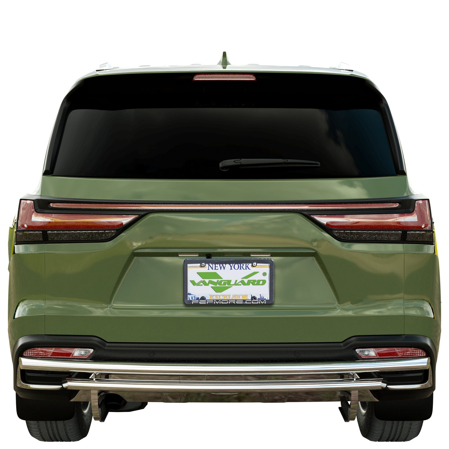 Vanguard Stainless Steel Rear Guards Rear Bumper Guards Bumper Guard for 2022-2024 lexus lx600