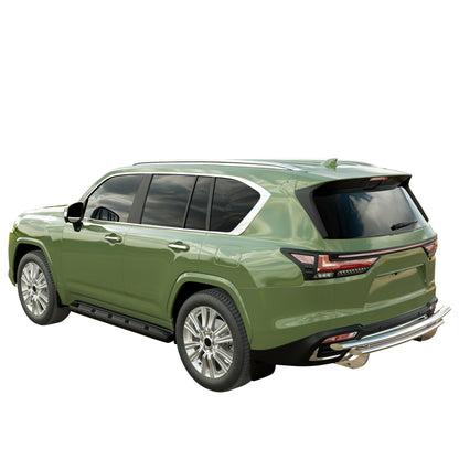 Vanguard Stainless Steel Rear Guards Rear Bumper Guards Bumper Guard for 2022-2024 lexus lx600
