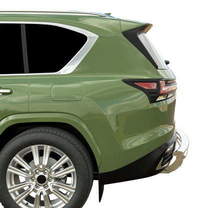 Vanguard Stainless Steel Rear Guards Rear Bumper Guards Bumper Guard for 2022-2024 lexus lx600