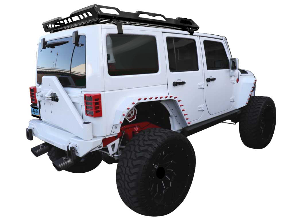 Vanguard Black Powdercoat Roof & Hitch Accessories Roof Racks Roof Rack for 2007-2018 jeep wrangler