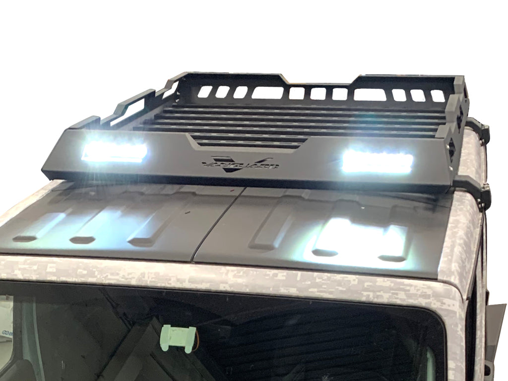 Vanguard Black Powdercoat Roof & Hitch Accessories Roof Racks Roof Rack for 2018-2025 jeep wrangler