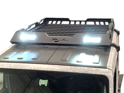 Vanguard Black Powdercoat Roof & Hitch Accessories Roof Racks Roof Rack for 2018-2025 jeep wrangler