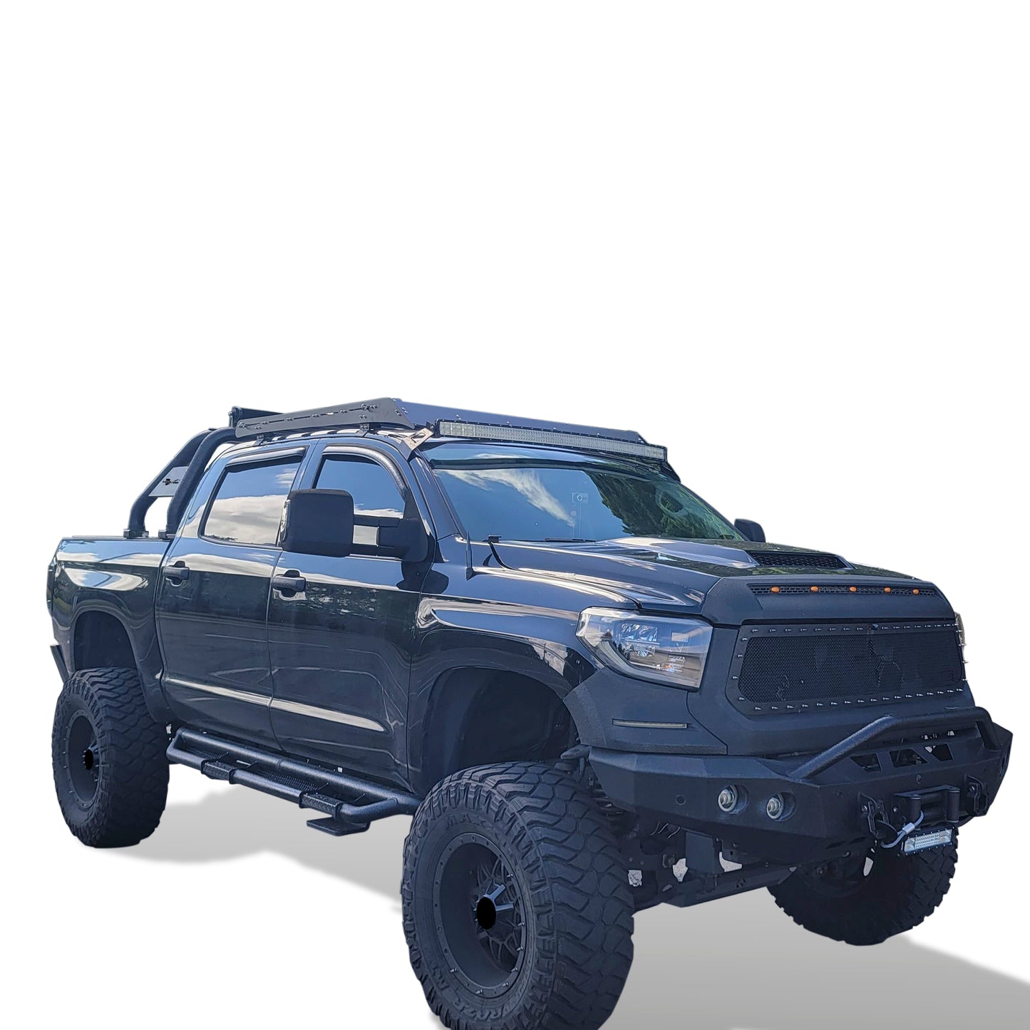 Vanguard Black Powdercoat Roof & Hitch Accessories Roof Racks Roof Rack for 2009-2024 ford f-150