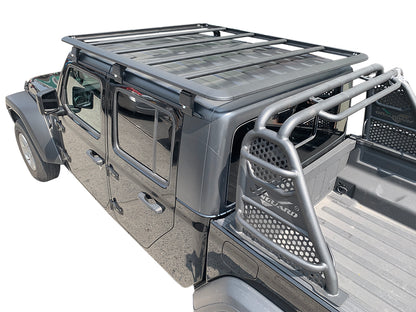 Vanguard Black Powdercoat Roof & Hitch Accessories Roof Racks Roof Rack for 2020-2025 jeep gladiator