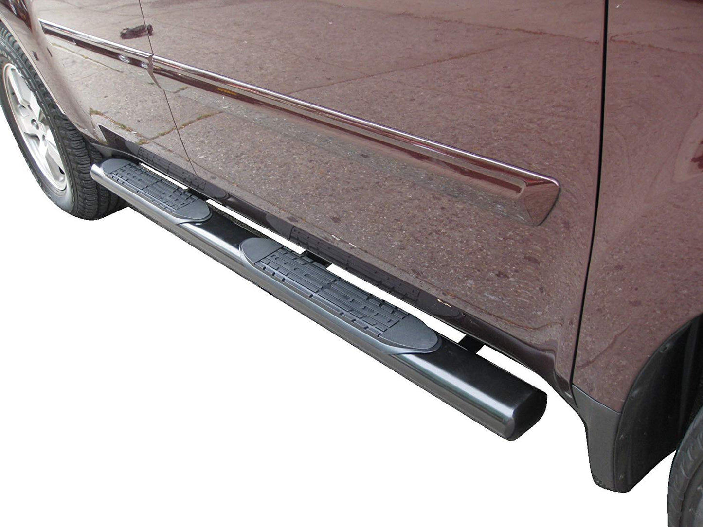 Vanguard Black Powdercoat Side Steps & Running Boards Side Steps Running Board for 2007-2009 acura mdx nan