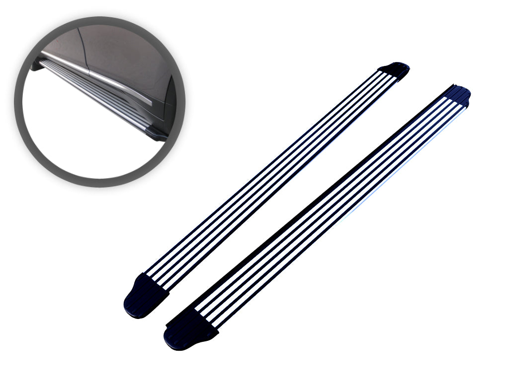 Vanguard Brushed Aluminum Side Steps & Running Boards Running Boards Running Board for 2009-2012 infiniti fx35 nan