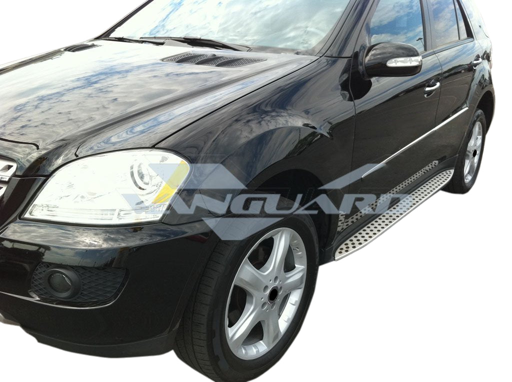 Vanguard Brushed Aluminum Side Steps & Running Boards Running Boards Running Board for 2005-2007 mercedes-benz ml500 nan