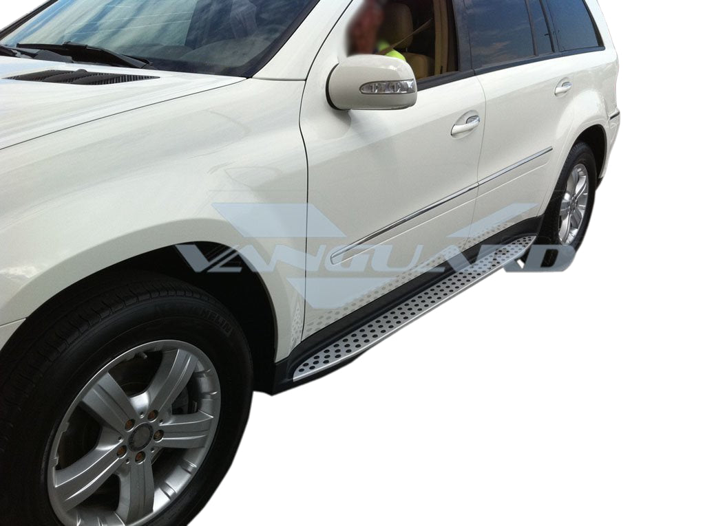Vanguard Brushed Aluminum Side Steps & Running Boards Running Boards Running Board for 2007-2012 mercedes-benz gl450 nan