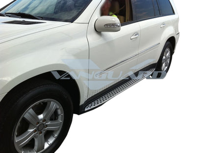 Vanguard Brushed Aluminum Side Steps & Running Boards Running Boards Running Board for 2008-2012 mercedes-benz gl550 nan