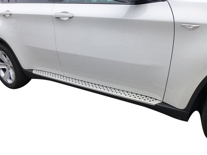 Vanguard Brushed Aluminum Side Steps & Running Boards Running Boards Running Board for 2007-2013 bmw x5 nan