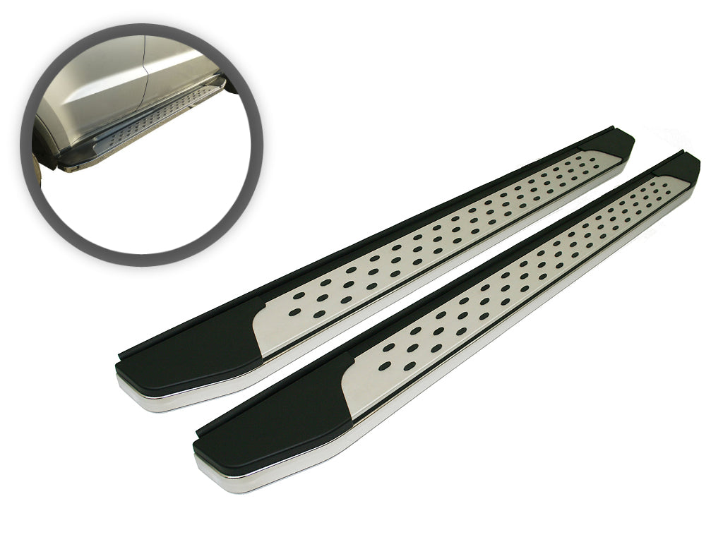 Vanguard Polished Chrome Side Steps & Running Boards Running Boards Running Board for 2011-2020 jeep grand cherokee nan