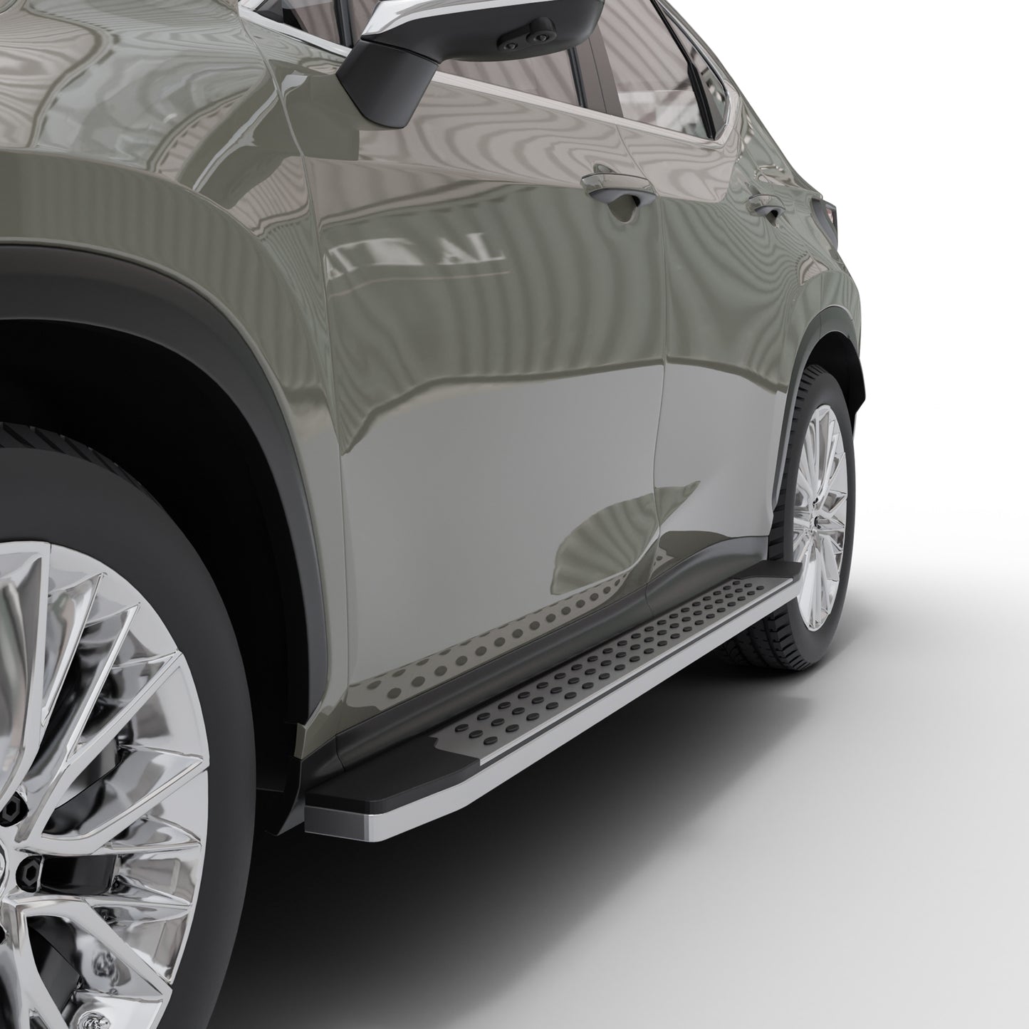 Vanguard Polished Chrome Side Steps & Running Boards Running Boards Step Nerf Bar for 2022-2024 lexus nx250