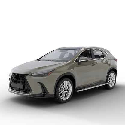 Vanguard Polished Chrome Side Steps & Running Boards Running Boards Step Nerf Bar for 2022-2024 lexus nx250
