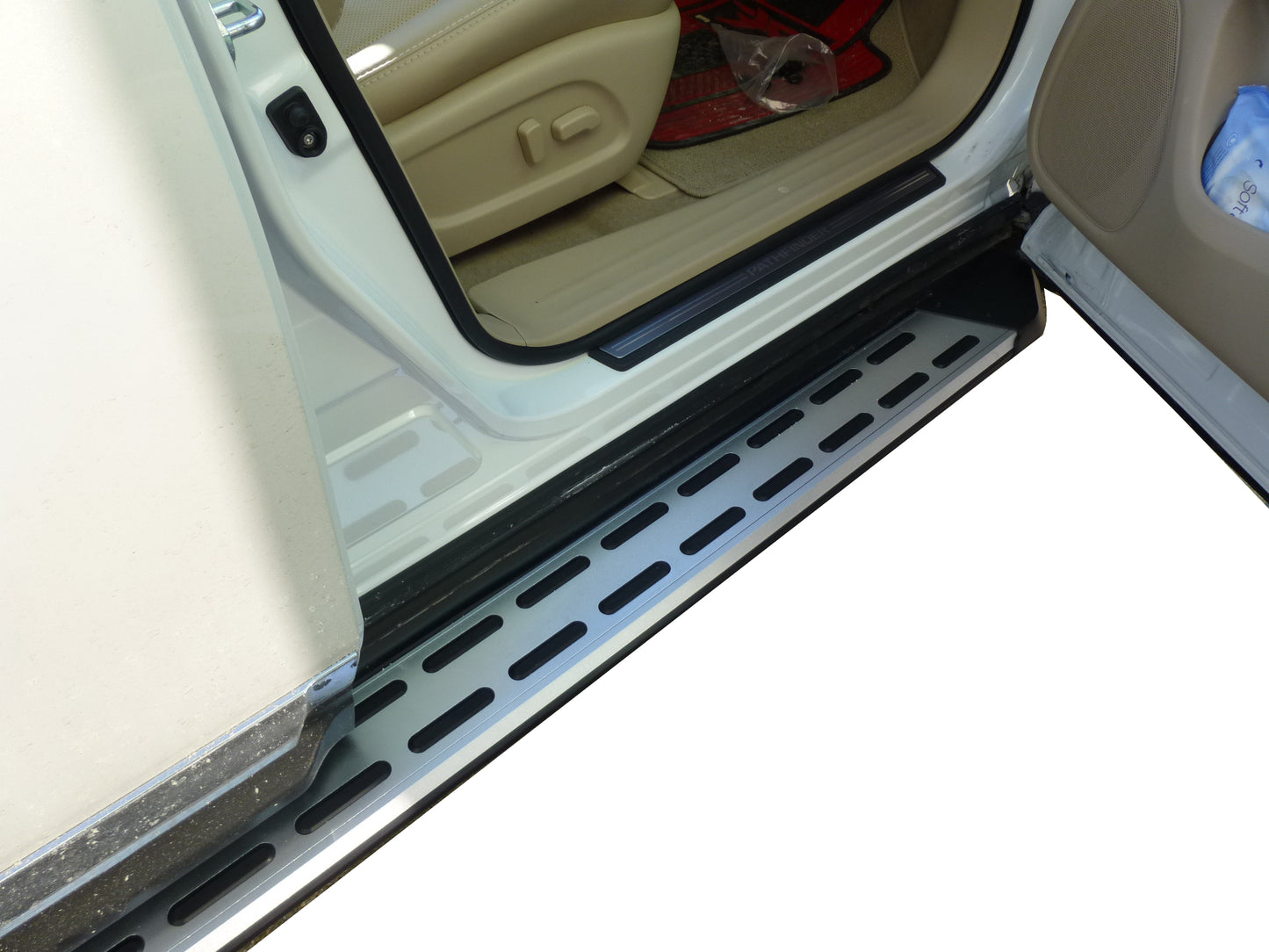 Vanguard Brushed Aluminum Side Steps & Running Boards Running Boards Running Board for 2013-2013 infiniti jx35 nan