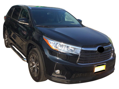Vanguard Stainless Steel Side Steps & Running Boards Side Steps Running Board for 2014-2019 toyota highlander nan