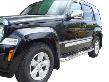 Vanguard Stainless Steel Side Steps & Running Boards Side Steps Running Board for 2008-2012 jeep liberty nan