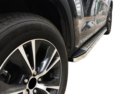 Vanguard Polished Chrome Side Steps & Running Boards Running Boards Running Board for 2010-2024 toyota 4runner limited
