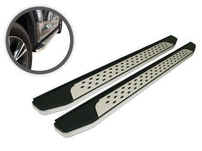 Vanguard Polished Chrome Side Steps & Running Boards Running Boards Running Board for 2014-2019 toyota highlander nan